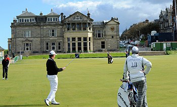 St Andrews, famous for golfing and Scotland’s oldest university