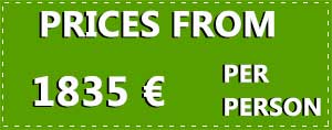Price in Euros for 8 Day Love Ireland Tour 2022